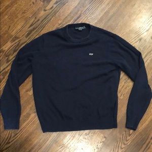 Blue crew neck